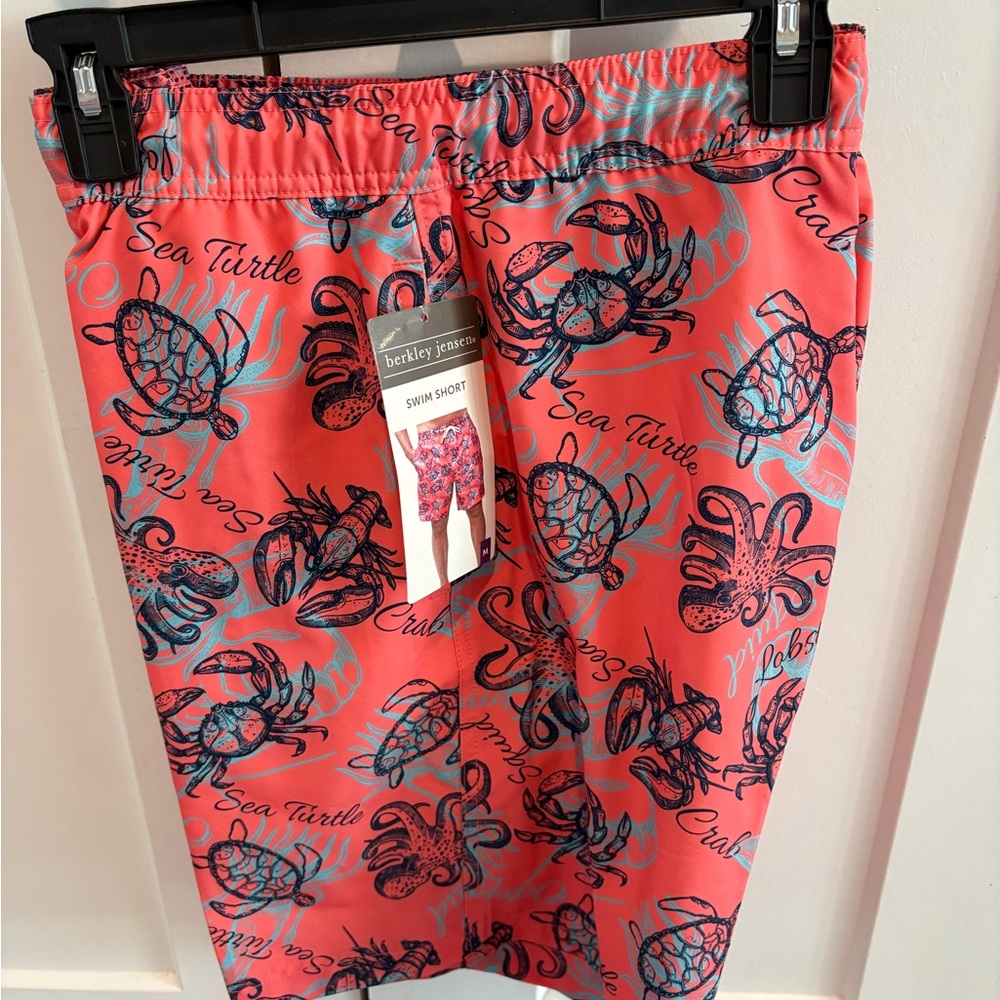 Berkley Jensen Swim Shorts with Sea Turtle Print